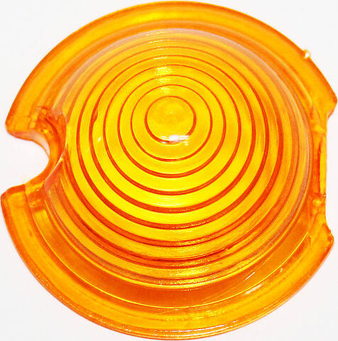 Amber Lens for Bullet Style Turn Signal / Marker Light Lamp