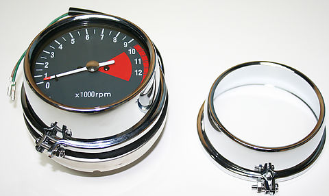 Chrome Speedometer &amp; Tachometer Cover Set