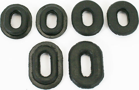 Complete Sidecover Rubber Set