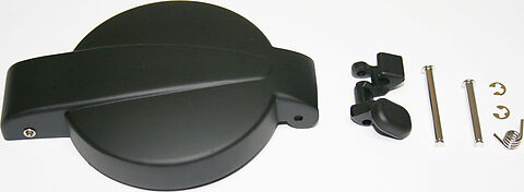 Matte Black ~ OEM Type Gas/Fuel Tank Cap With Latch Assembly