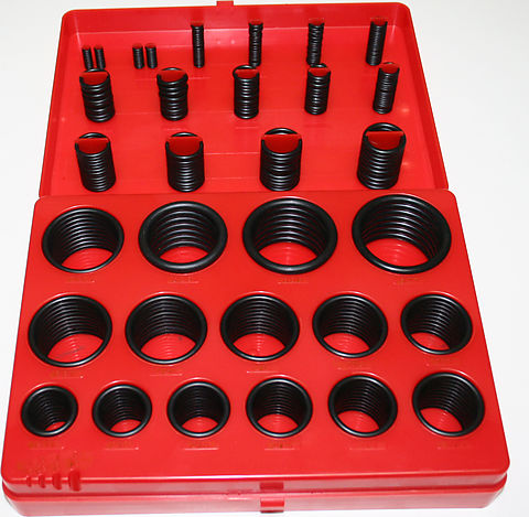 382pc O-Rings Kit with Plastic Case