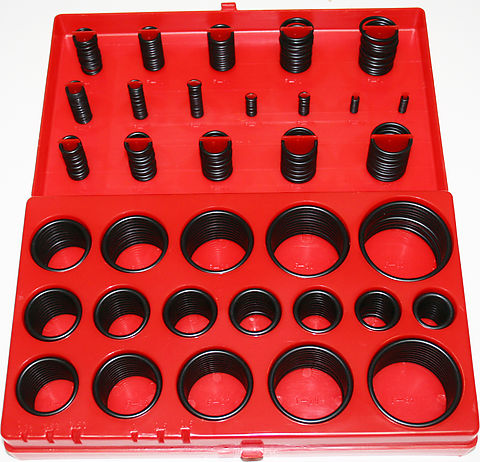 419pc O-Rings Kit with Plastic Case