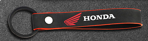 Honda Logo Keychain ~ Red Emblem