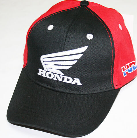 Black / Red - Honda Logo HRC Hat